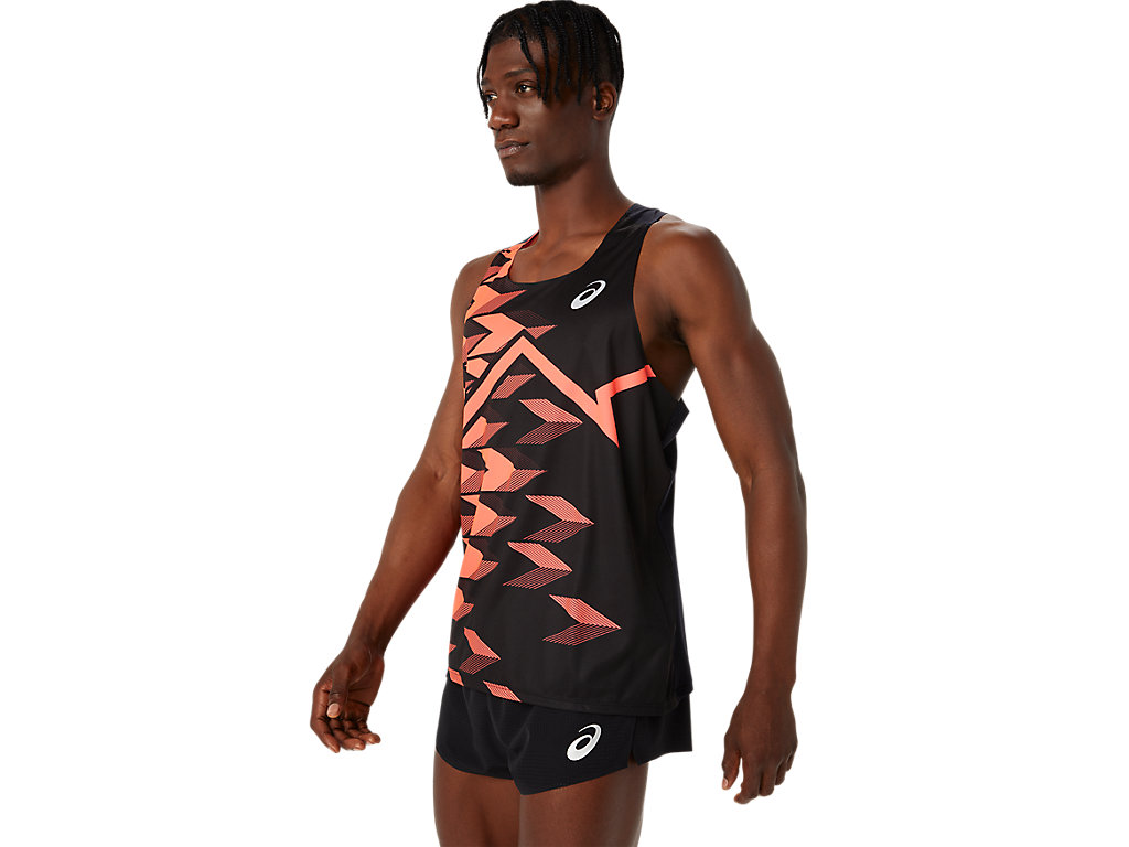 ASICS MEN LIGHT GRAPHIC SINGLET image number null