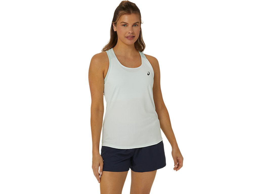 ASICS WOMEN COURT TANK, PALE MINT/PALE BLUE, swatch