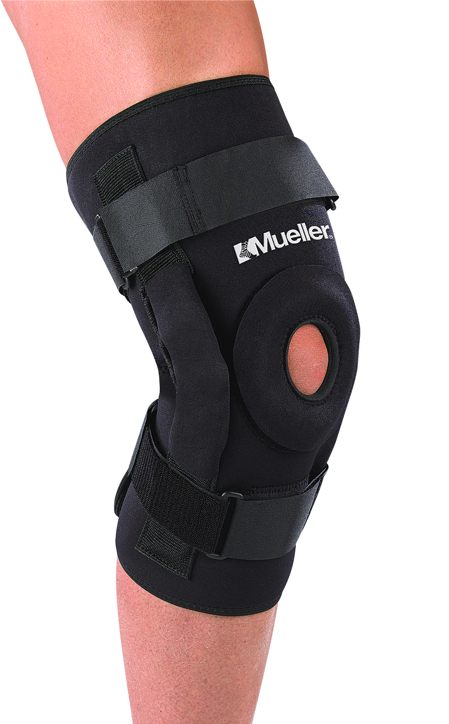 Mueller® Hinged Knee Brace Deluxe Black Xxxl, , large image number null