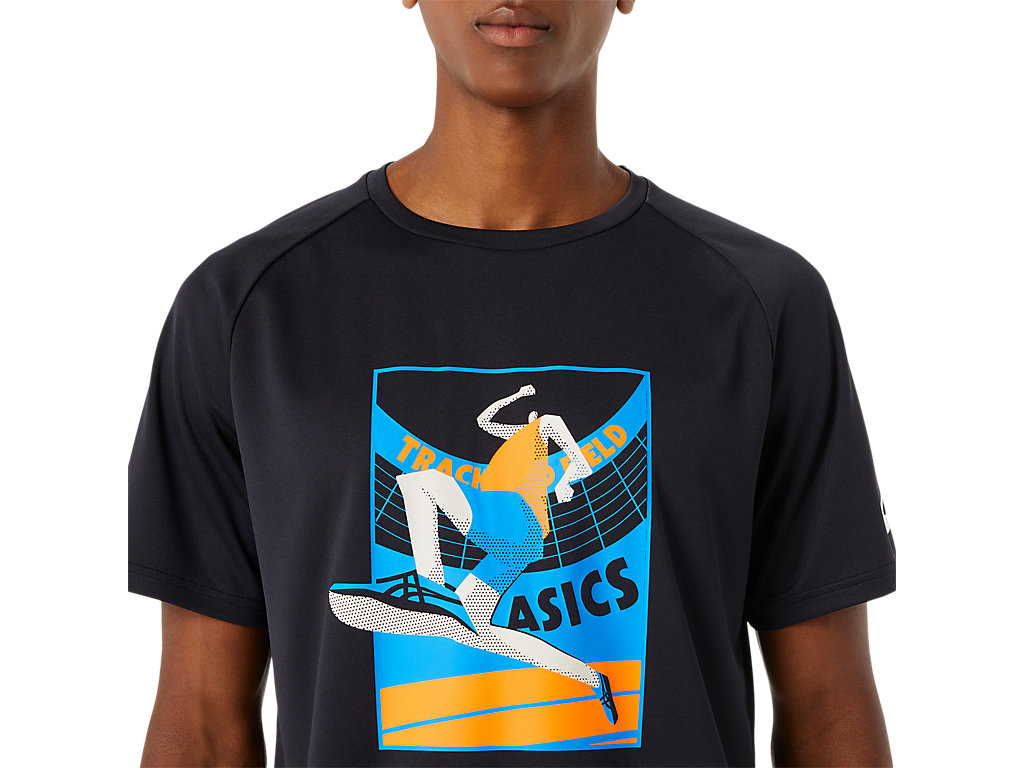 ASICS MEN TRACK EVENT GRAPHIC TEE image number null