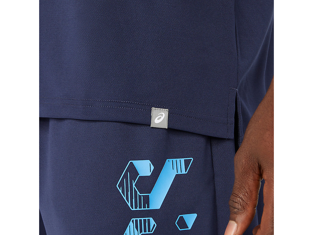 ASICS ASICS HEX GRAPHIC DRY POLO SHIRTS image number null