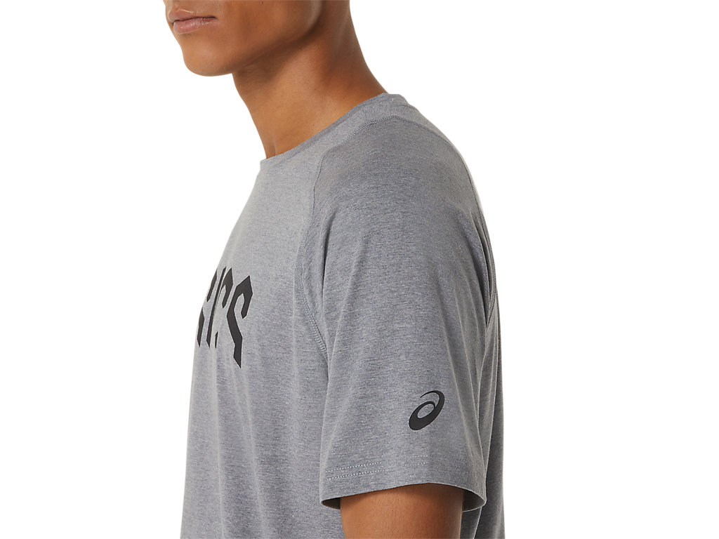 ASICS HEX GRAPHIC COTTON BLEND SS TOP image number null