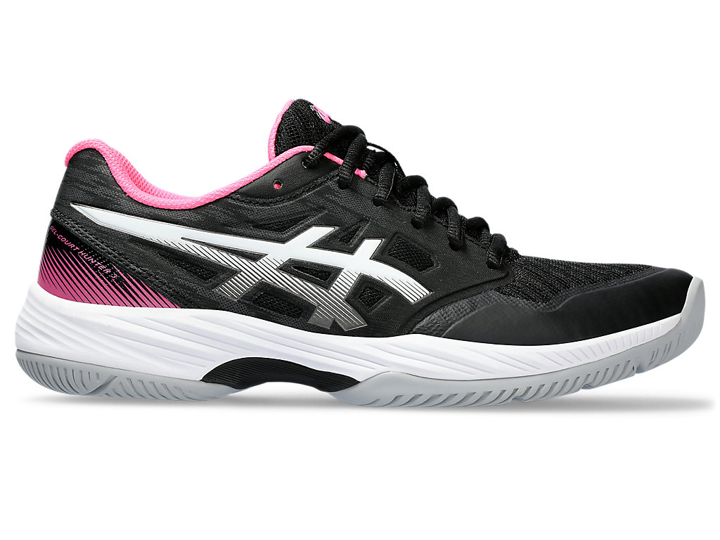 ASICS GEL-COURT HUNTER 3, BLACK/WHITE, swatch