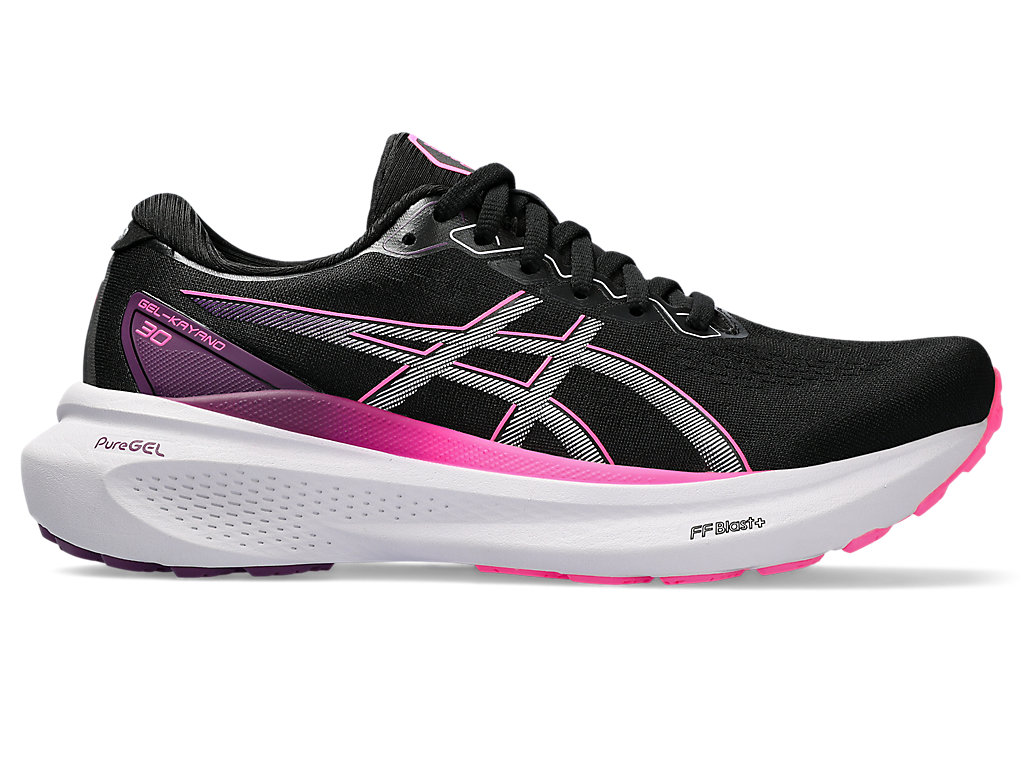 ASICS GEL-KAYANO 30, BLACK/LILAC HINT, swatch