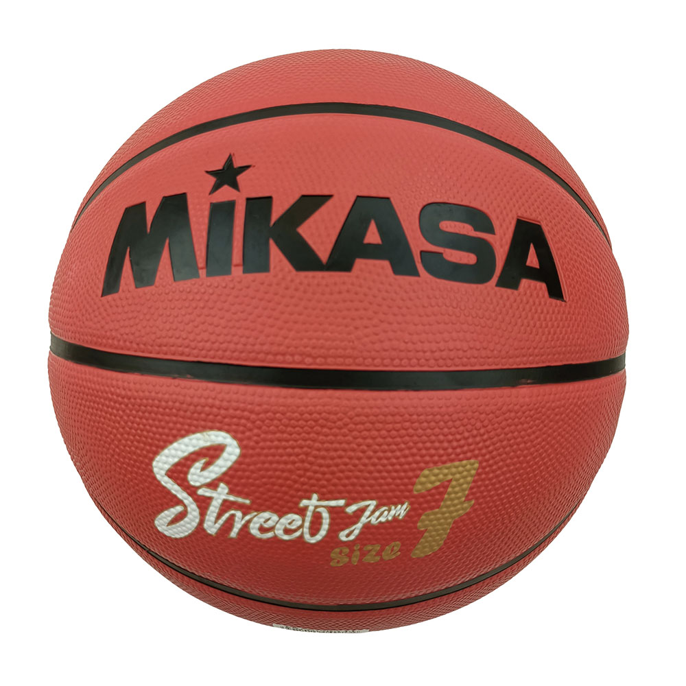 MIKASA BB734C-RBBK (RED/BROWN) RUBBER BASKETBALL SIZE 7