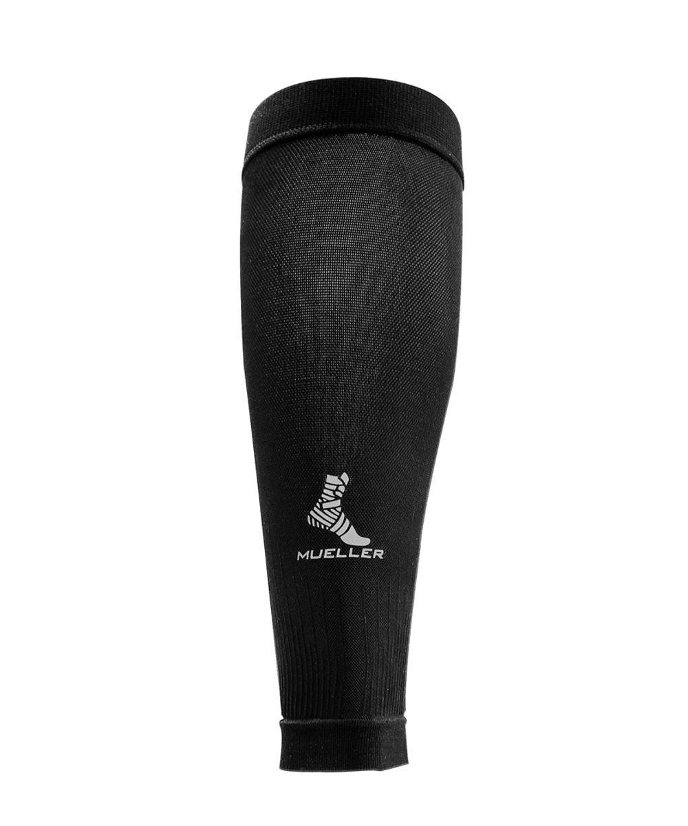 MUELLER® GRADUATED COMPRESSION CALF SLEEVE PERFORMANCE BLACK MD, , large image number null