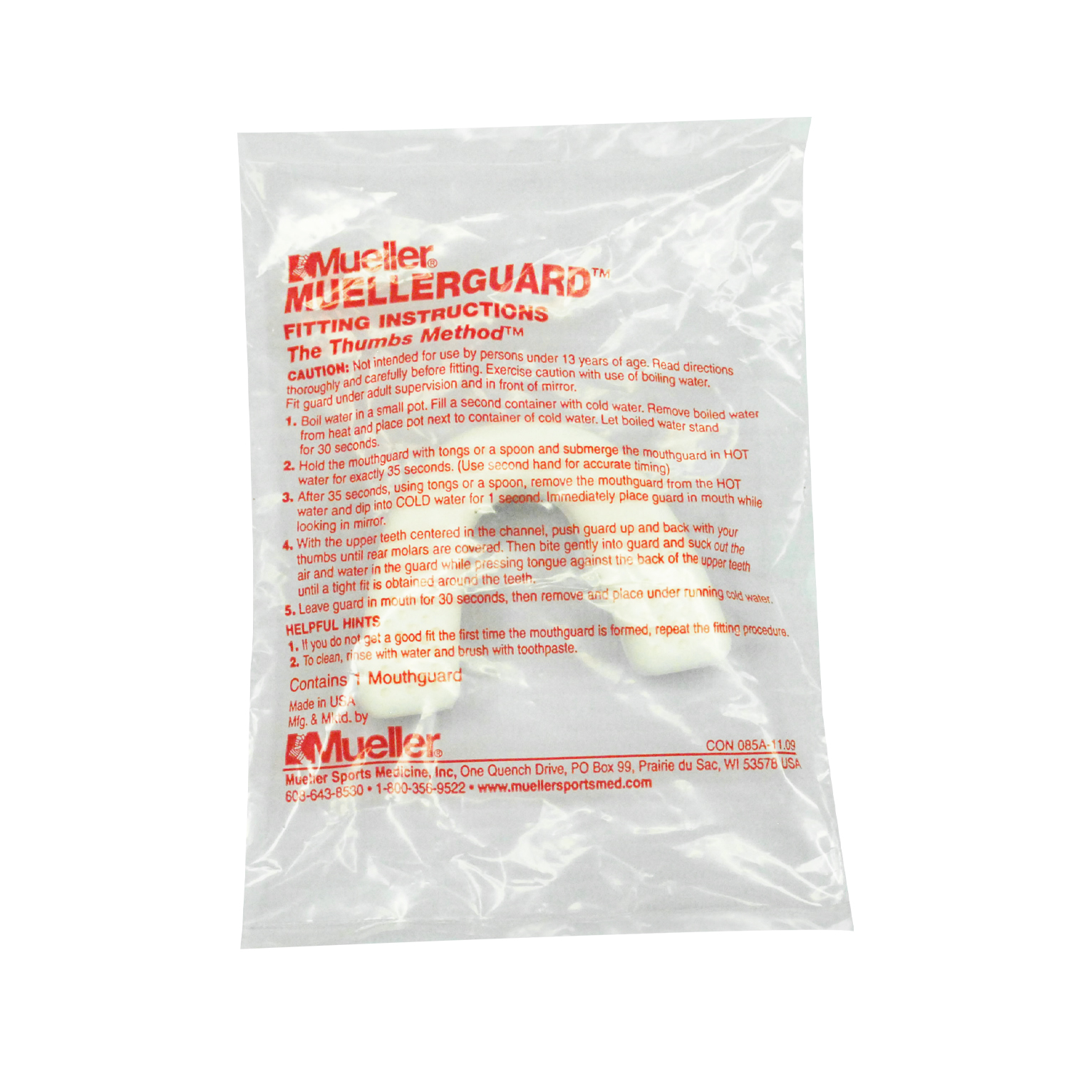 Mueller® Muellerguard w/o Strap White, , large image number null
