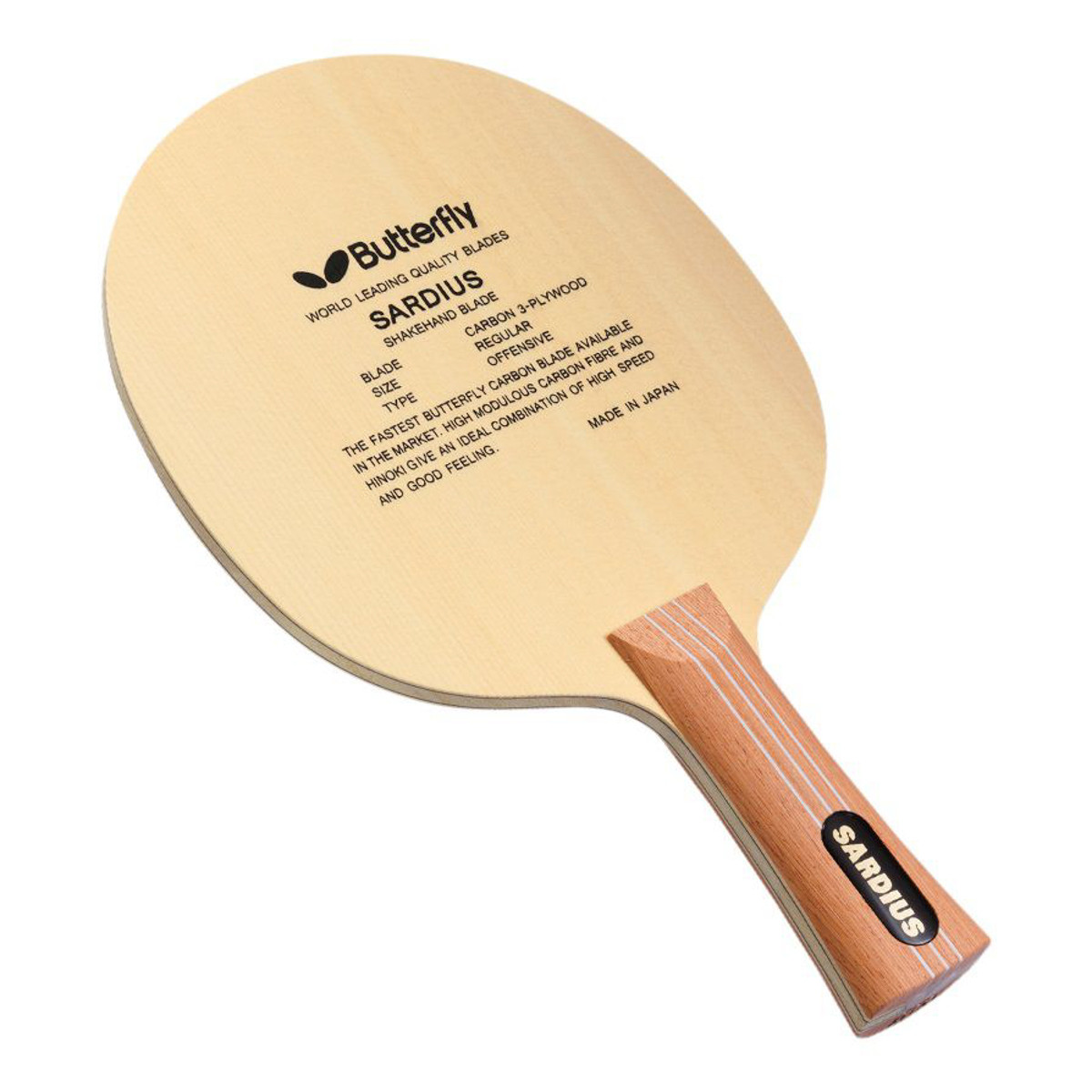 BUTTERFLY TABLE TENNIS BLADE SARDIUS FL