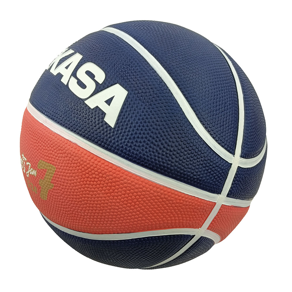 MIKASA BB702B-NBRW (NAVY BLUE/RED) RUBBER BASKETBALL SIZE 7, , large image number null