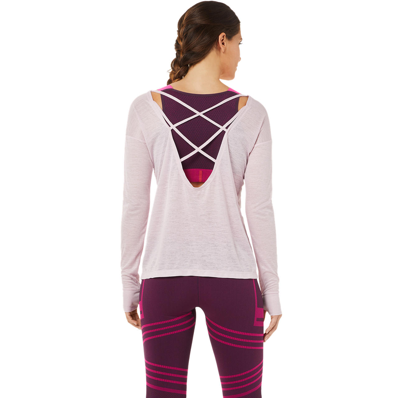 ASICS WOMEN OPEN BACK LS TOP image number null