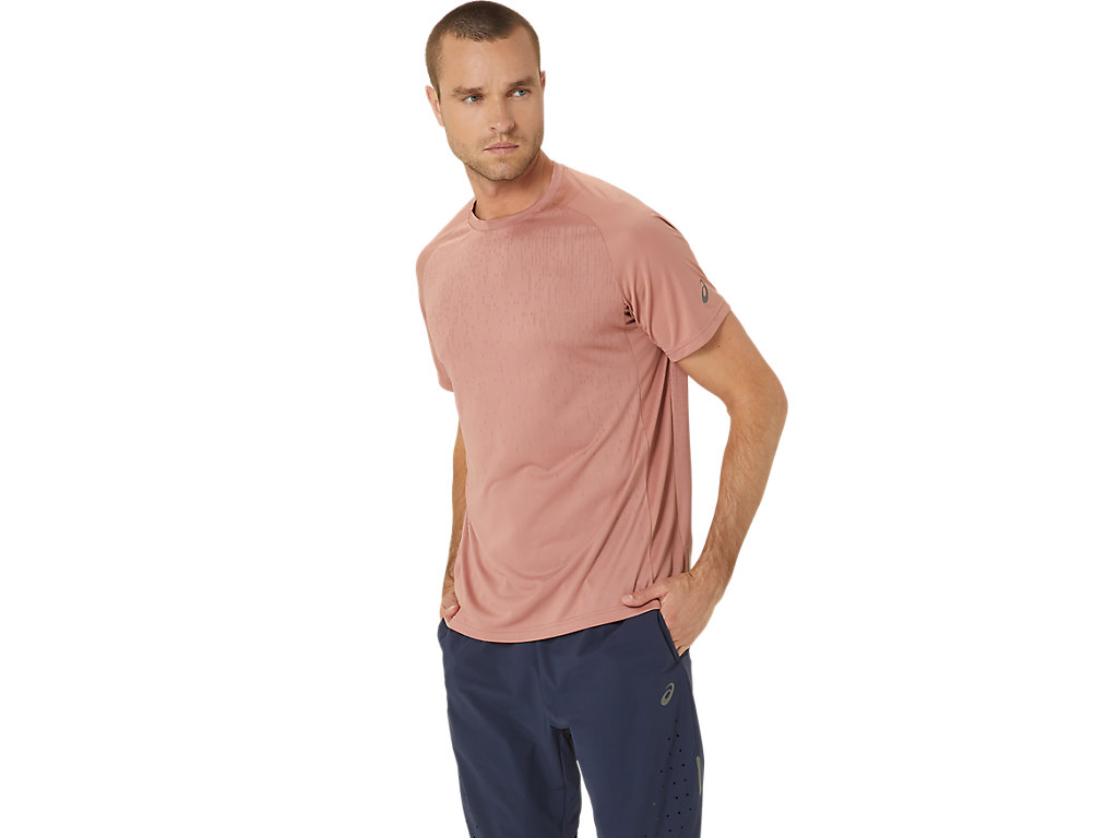 ACTIBREEZE JACQUARD SS TOP, UMEBOSHI, swatch