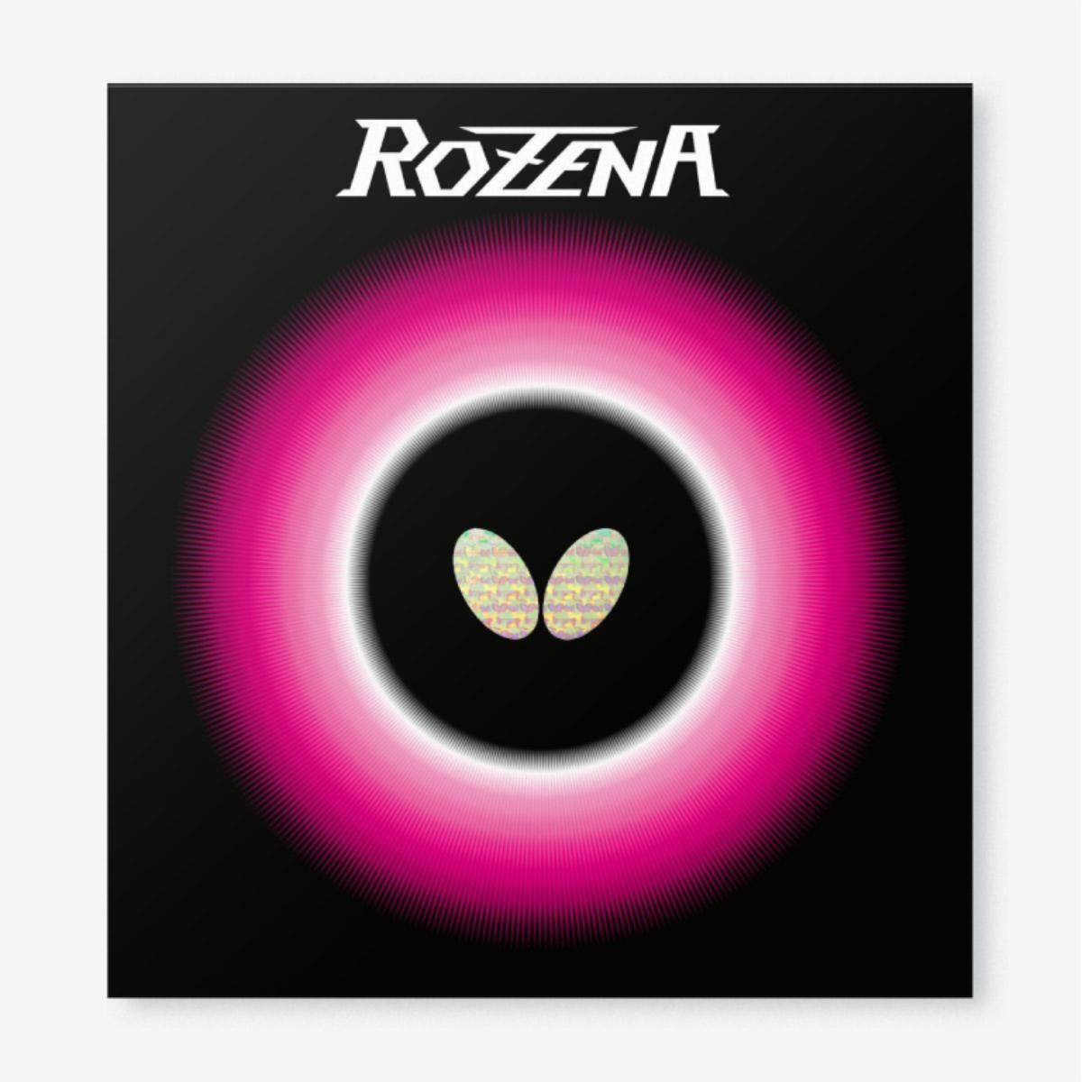 BUTTERFLY TABLE TENNIS RUBBER ROZENA, BLACK, 2.1