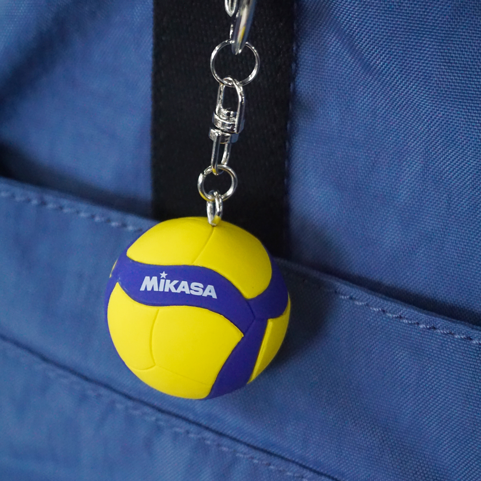 MIKASA MINIATURE VOLLEYBALL KEYCHAIN, , large image number null