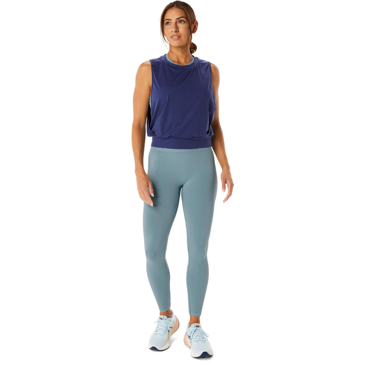 ASICS WOMEN NAGINO FLEX SLEEVELESS TOP, INDIGO BLUE, swatch