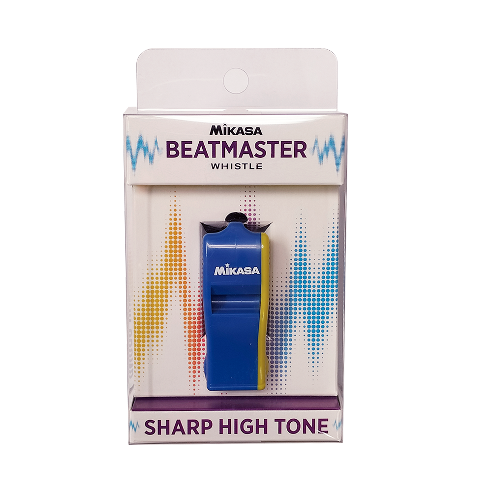 MIKASA BEAT-BLY (YELLOW/BLUE) PEALESS WHISTLE