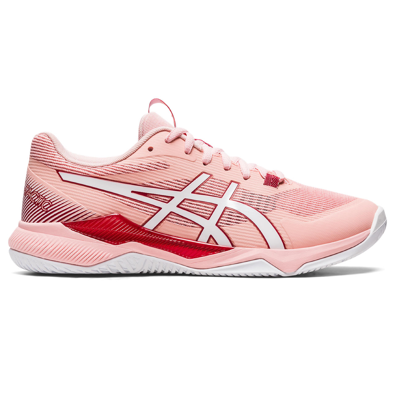 ASICS GEL-TACTIC, FROSTED ROSE/WHITE, swatch