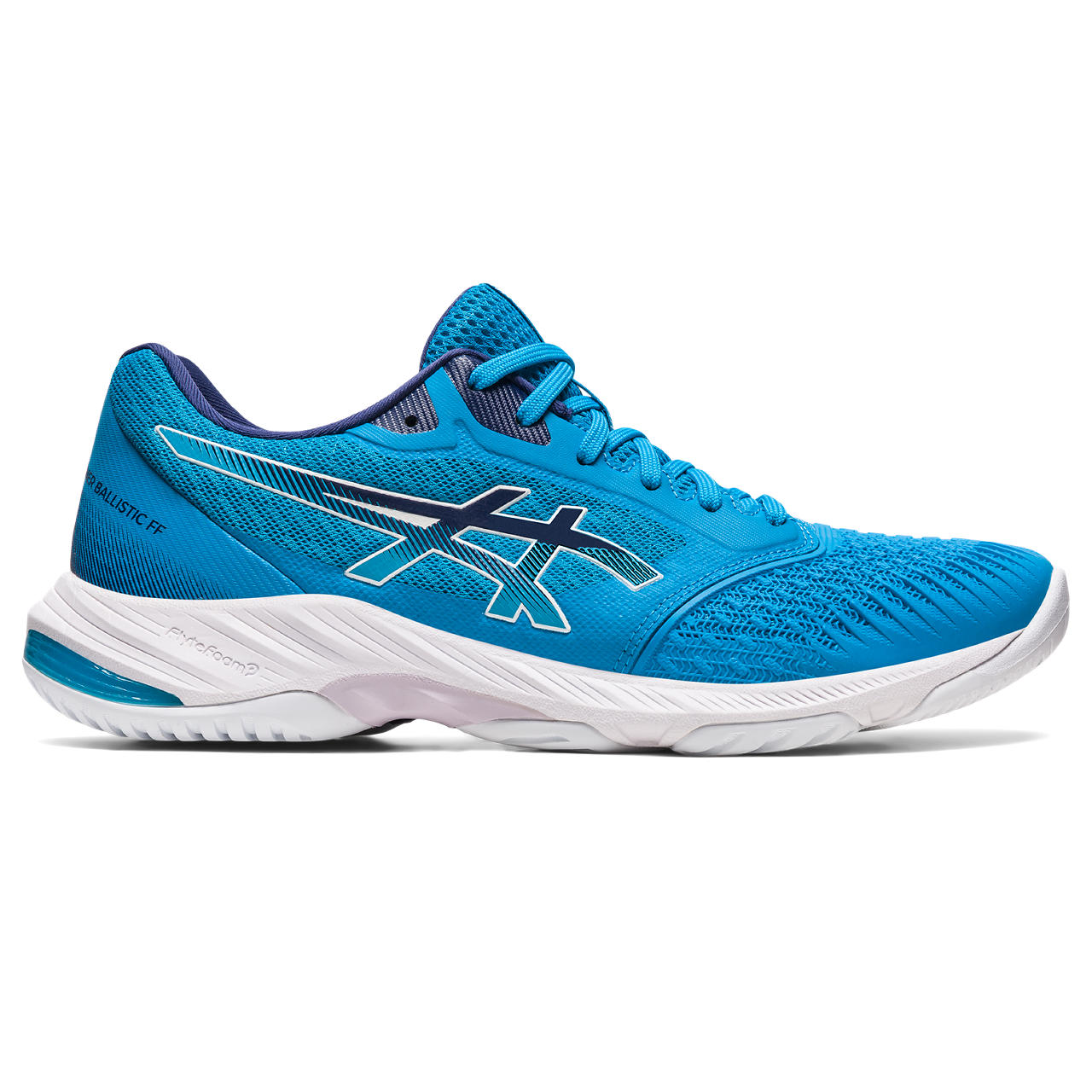 ASICS NETBURNER BALLISTIC FF 3, ISLAND BLUE/INDIGO BLUE, swatch