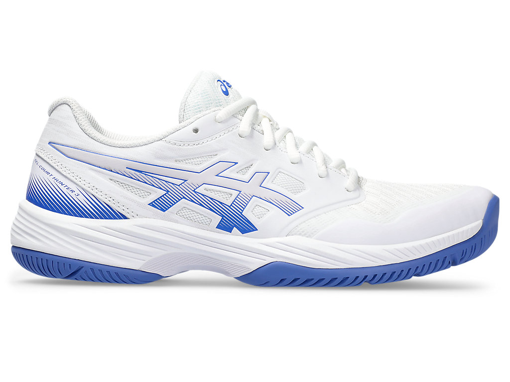 ASICS GEL-COURT HUNTER 3, WHITE/LILAC HINT, swatch
