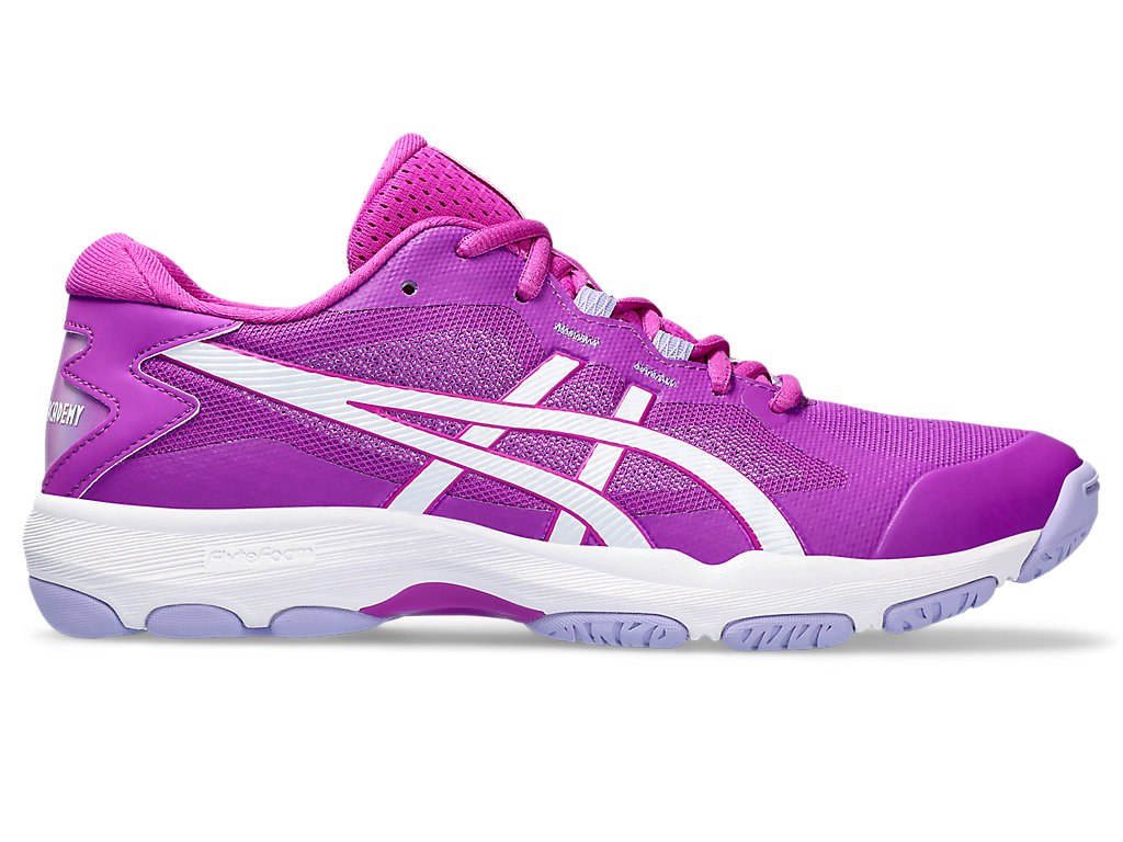 ASICS GEL-NETBURNER ACADEMY 9, ORCHID/WHITE, swatch