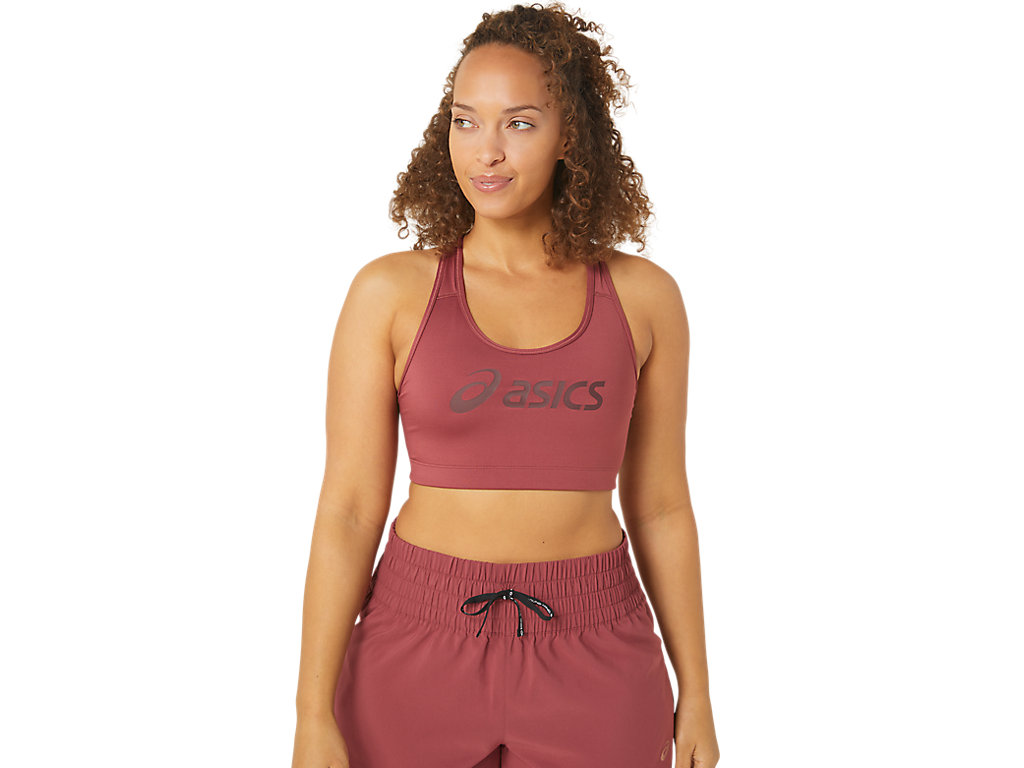 ASICS PADDED BRA, BRISKET RED/PORT ROYAL, swatch