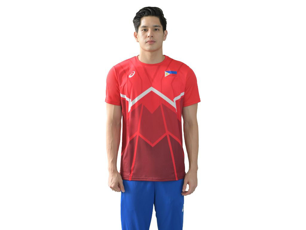 ASICS TEAM WEAR SS TEE, CLASSIC RED, swatch