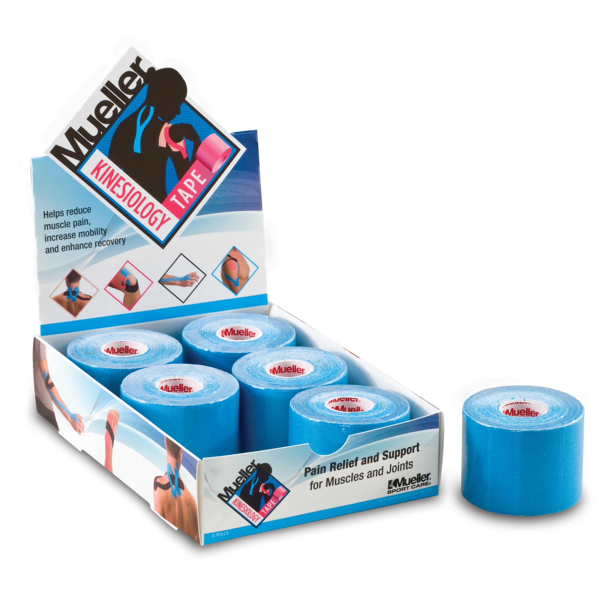 MUELLER® KINESIOLOGY TAPE CONTINUOUS ROLL BLUE