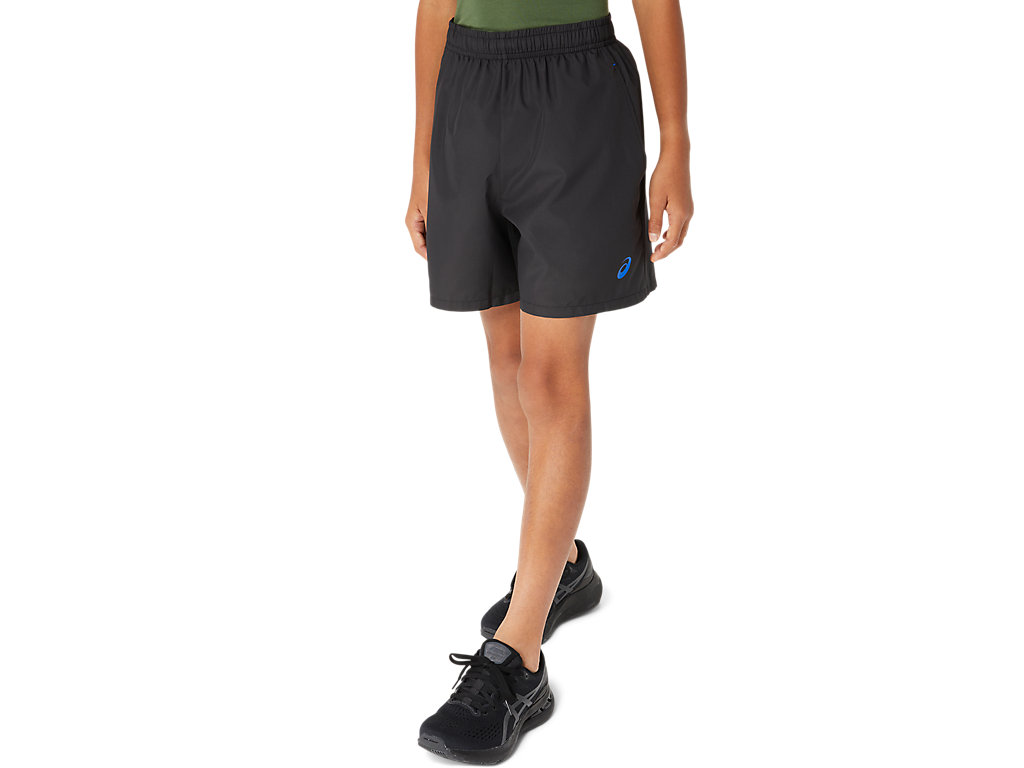 ASICS WOVEN SHORT, PERFORMANCE BLACK, swatch