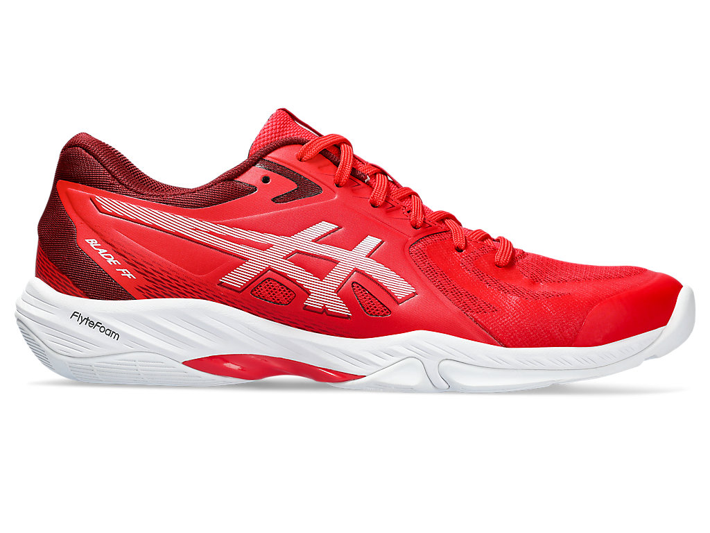ASICS BLADE FF, CLASSIC RED/WHITE, swatch