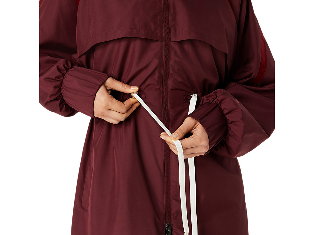 ASICS WOMEN NAGINO WOVEN LONG JACKET image number null