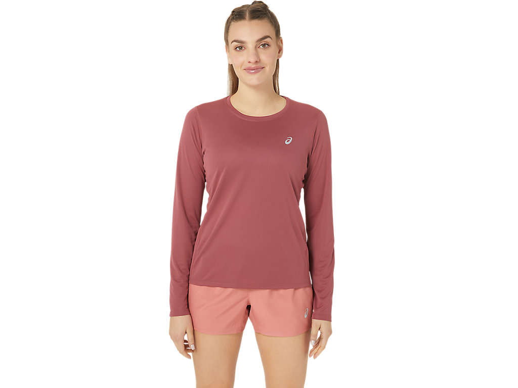 ASICS SILVER LS TOP, BRISKET RED, swatch