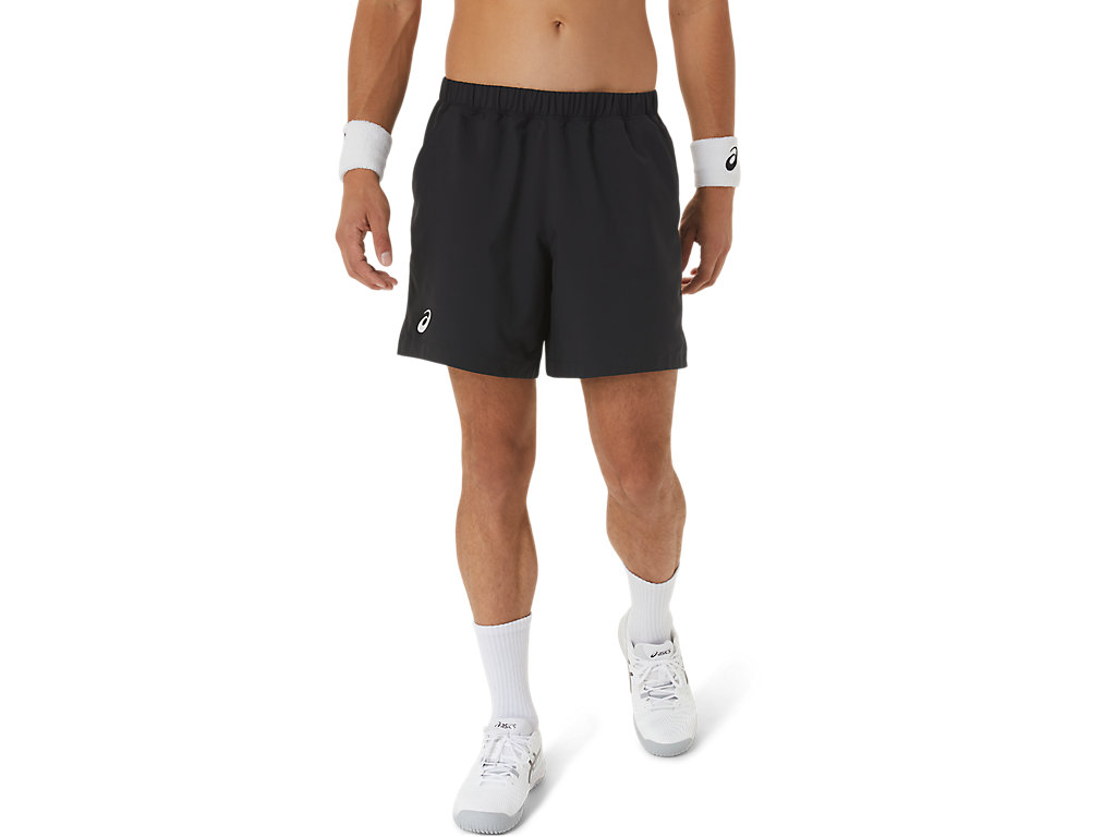 ASICS MEN COURT 7IN SHORT, PERFORMANCE BLACK, swatch