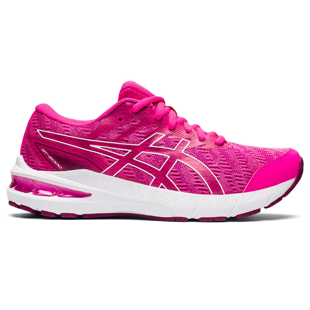 ASICS GT-2000 10 GS, PINK GLO/WHITE, swatch