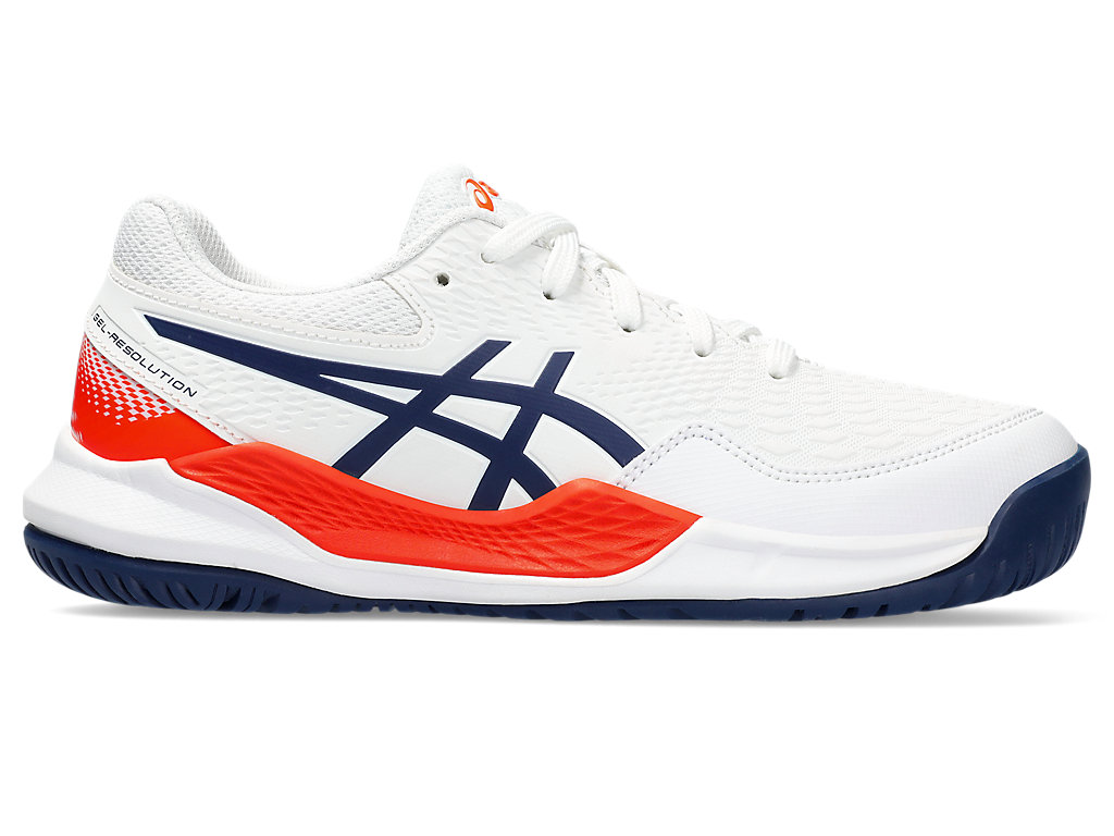 ASICS GEL-RESOLUTION 9 GS, WHITE/BLUE EXPANSE, swatch