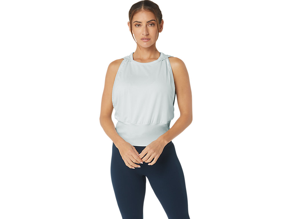 ASICS WOMEN NAGINO FLEX SLEEVELESS TOP, PURE AQUA, swatch