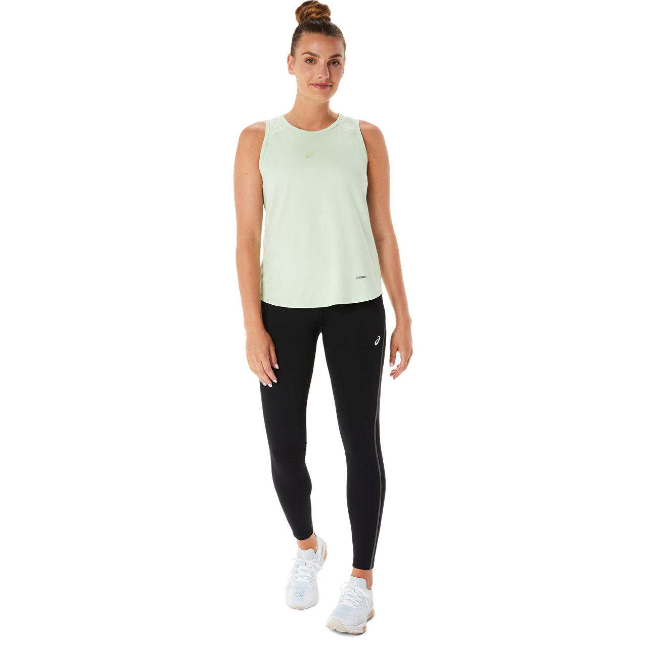 ASICS WOMEN ACTIBREEZE SLEEVELESS TOP, WHISPER GREEN, swatch