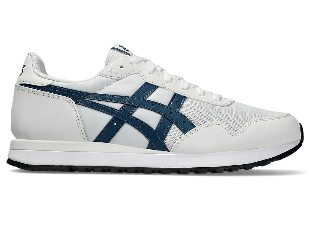 ASICS TIGER RUNNER II, WHITE/VINTAGE INDIGO, swatch