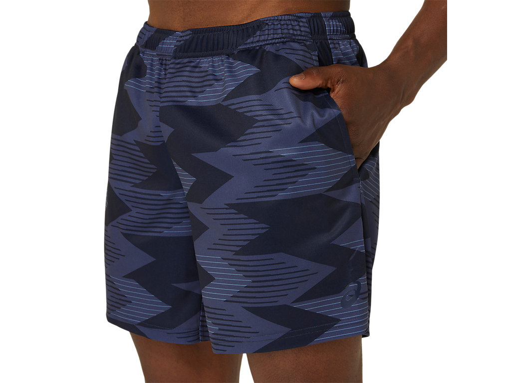 ASICS SEASONAL ALL OVER PRINT 7IN SHORTS image number null