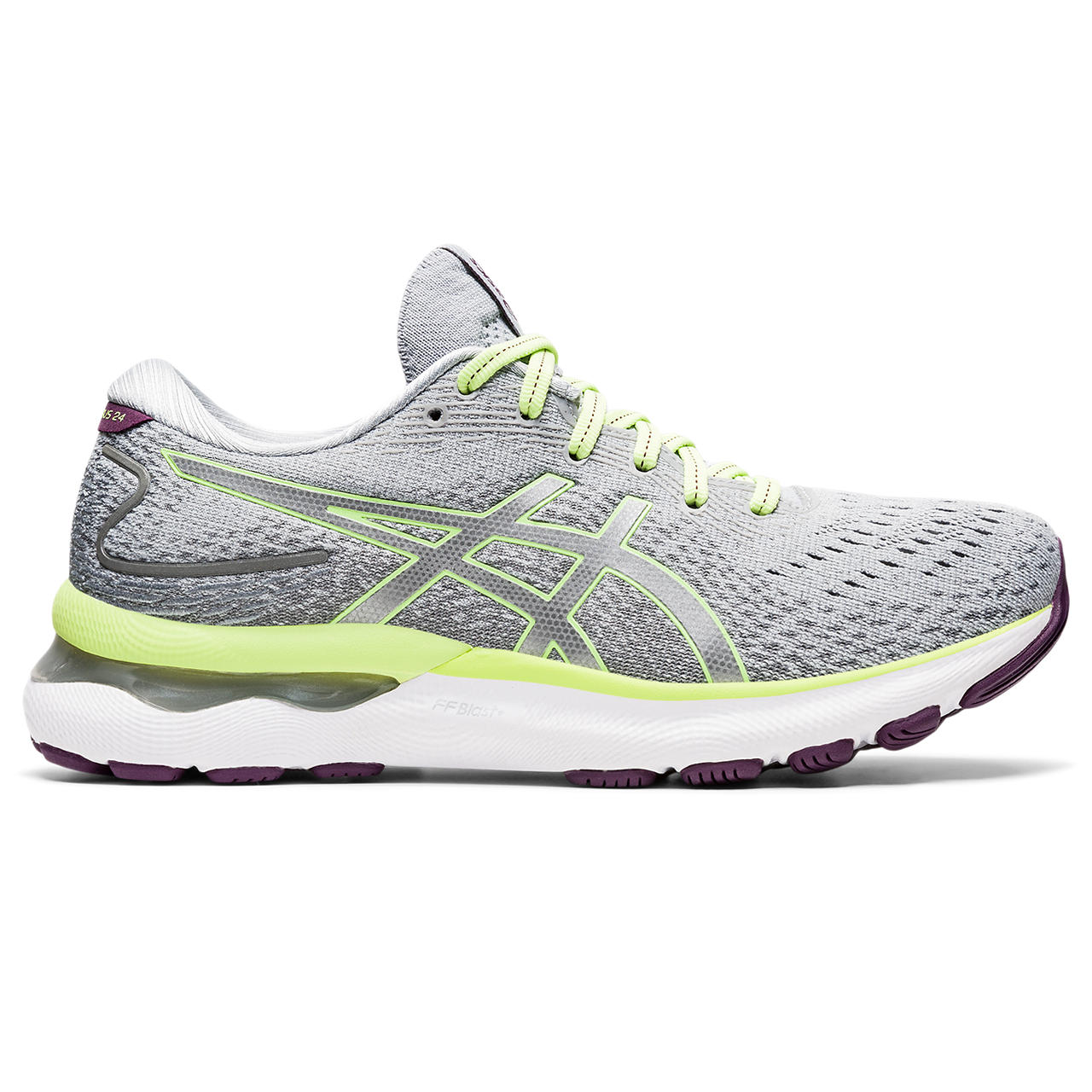 ASICS GEL-NIMBUS 24, PIEDMONT GREY/LIME GREEN, swatch