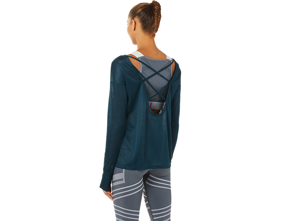 ASICS WOMEN OPEN BACK LS TOP image number null