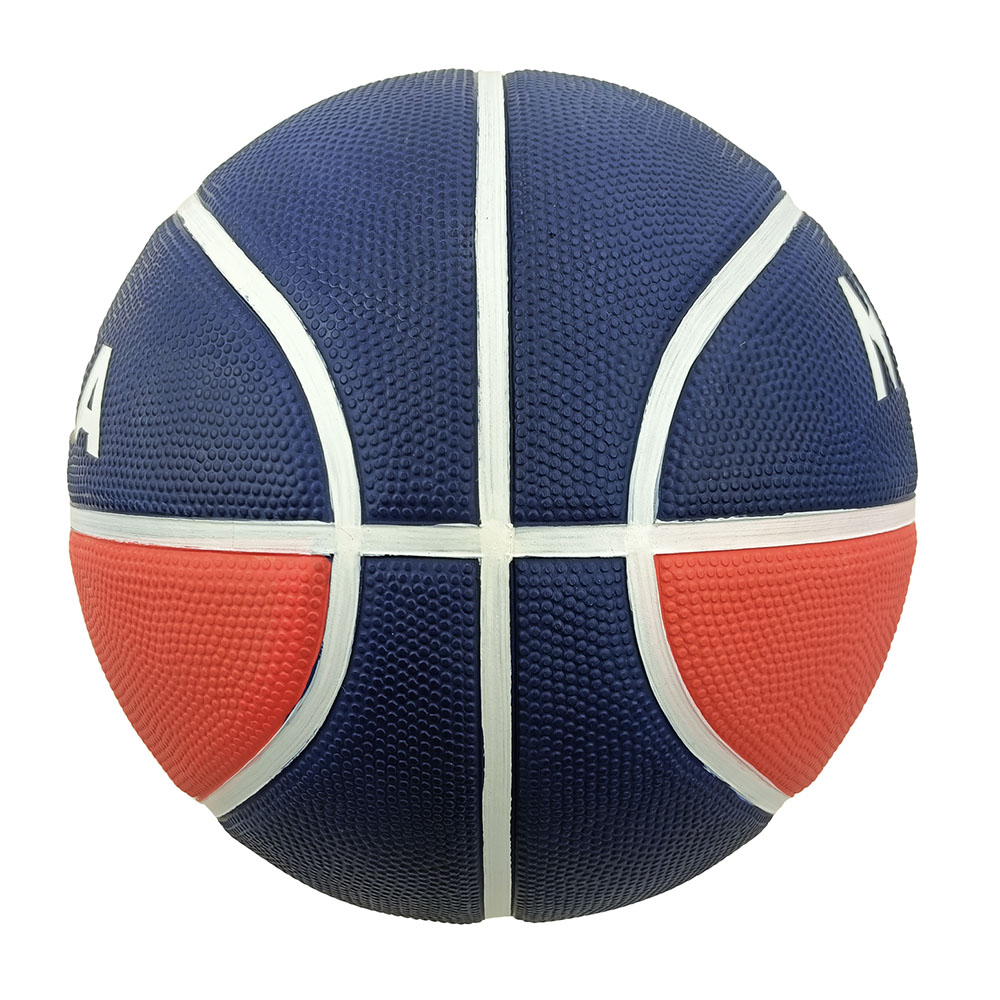 MIKASA BB702B-NBRW (NAVY BLUE/RED) RUBBER BASKETBALL SIZE 7, , large image number null