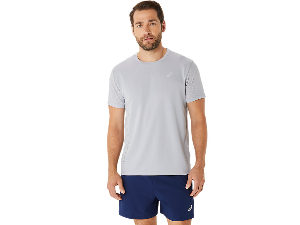 ASICS KATAKANA MESH SS TOP, PIEDMONT GREY, swatch
