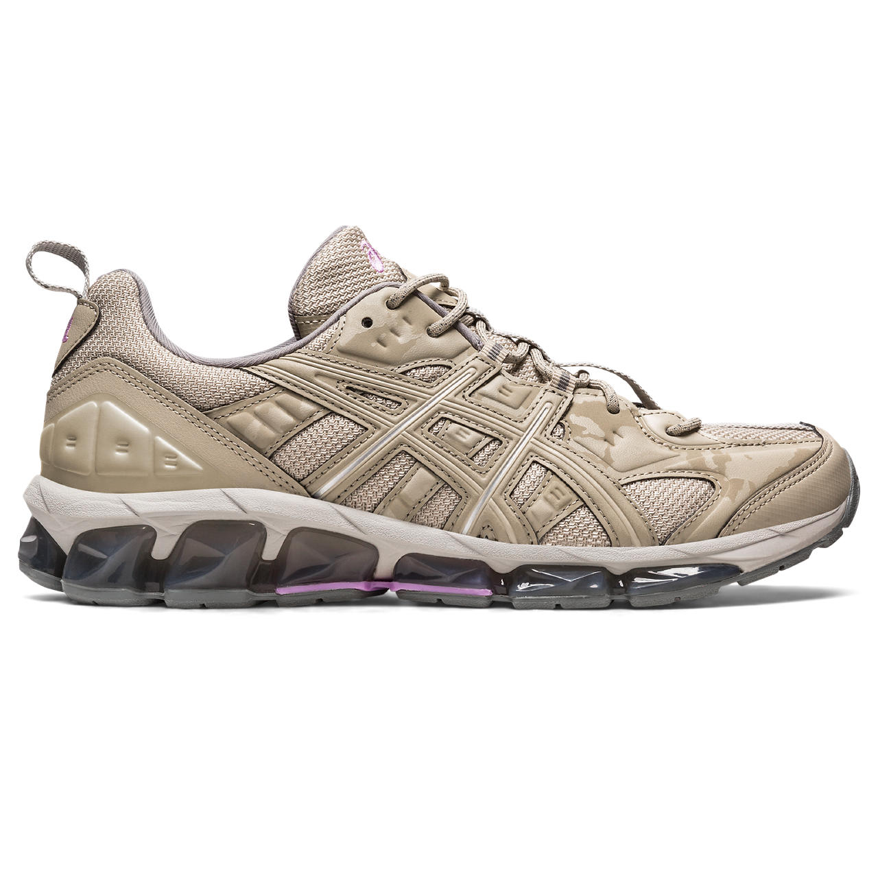 ASICS GEL-QUANTUM 360 VII KISO, FEATHER GREY/WOOD CREPE, swatch