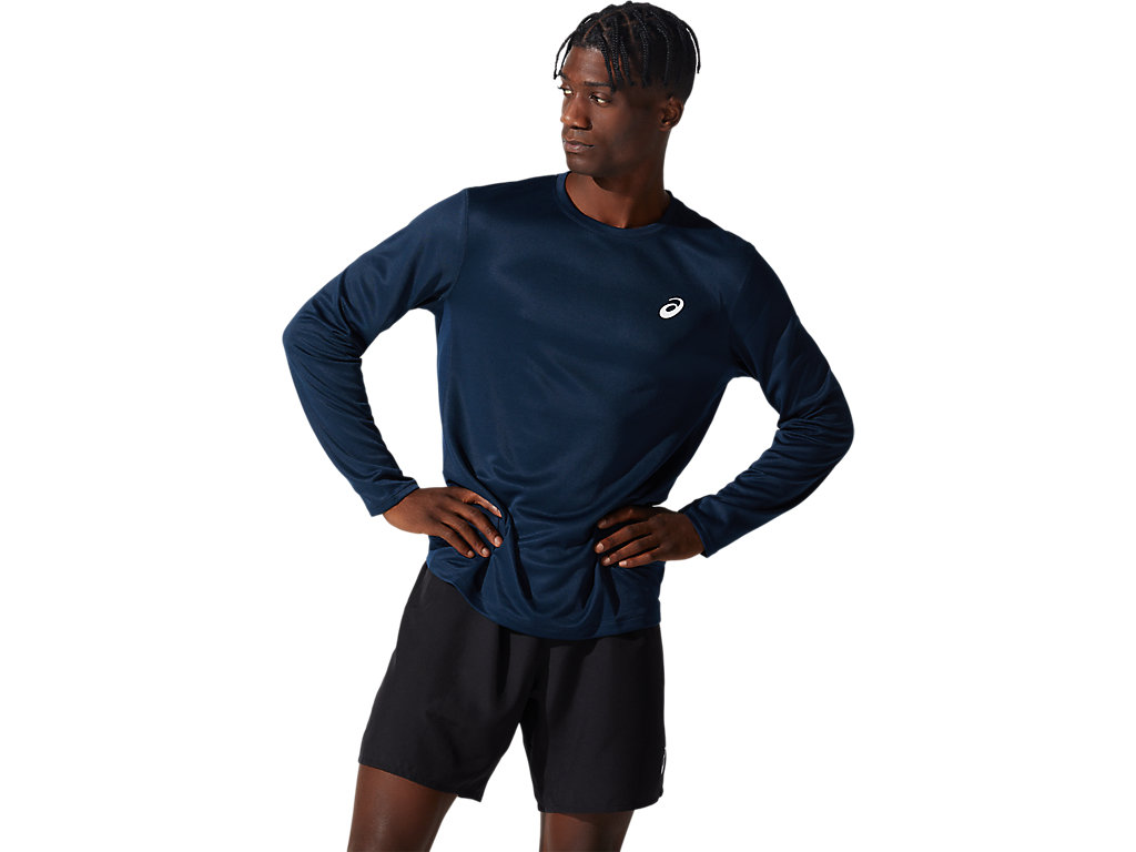 ASICS SILVER LS TOP, FRENCH BLUE, swatch