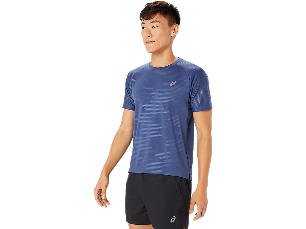 ASICS MEN GRAPHIC EMBOSS SS TOP image number null