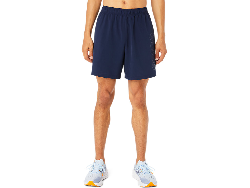 ASICS ASICS HEX GRAPHIC 7IN WOVEN SHORT