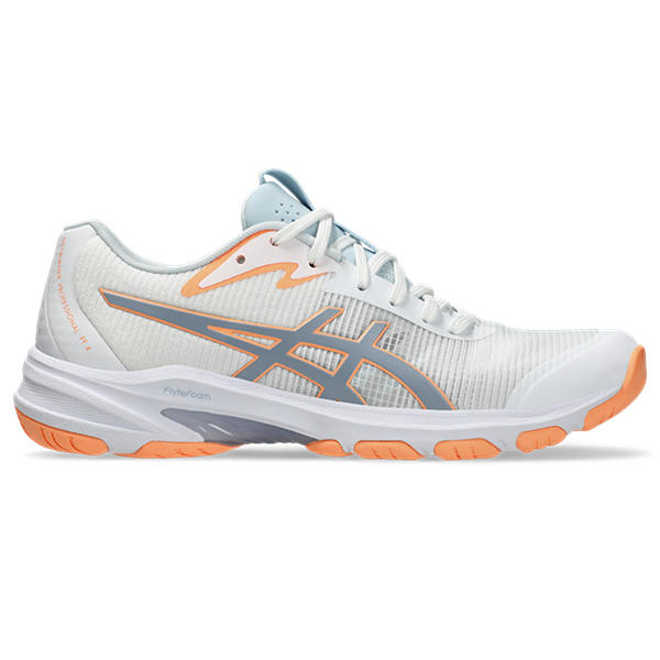 ASICS NETBURNER PROFESSIONAL FF 4, WHITE/GREY BLUE, swatch