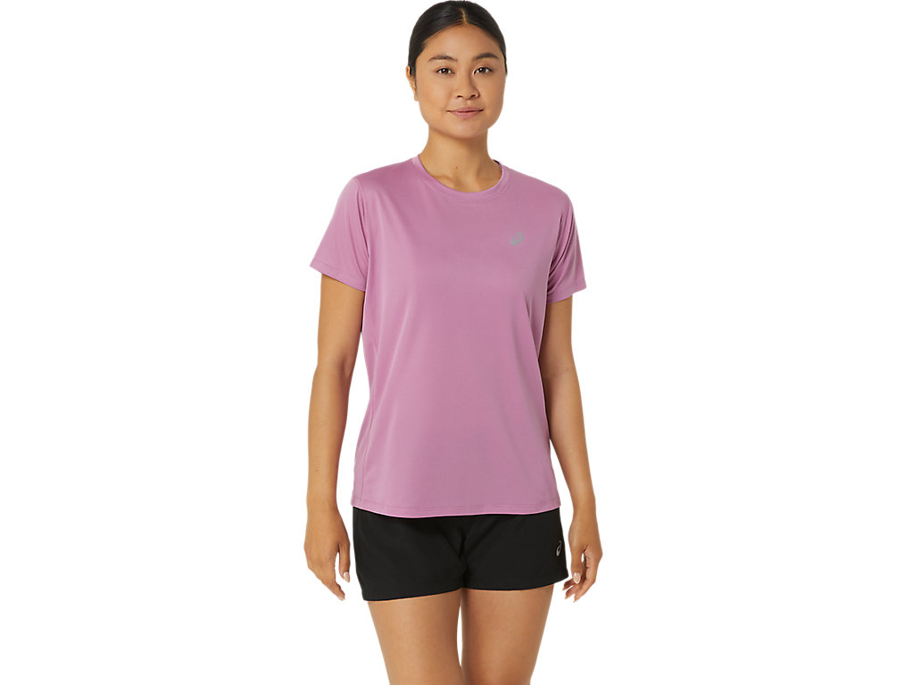 ASICS SILVER SS TOP, SOFT BERRY, swatch