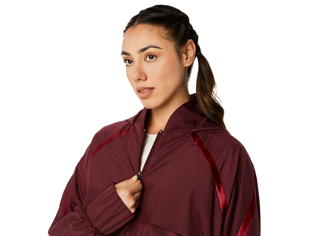 ASICS WOMEN NAGINO WOVEN LONG JACKET image number null