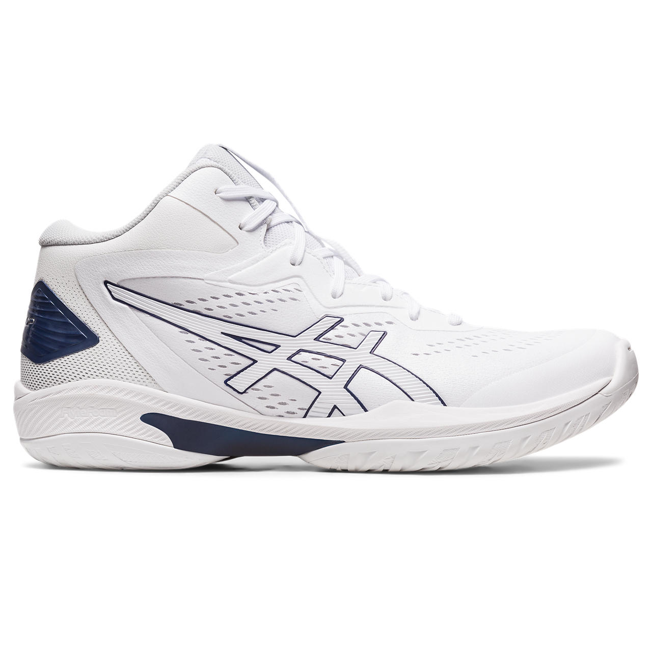 ASICS GELHOOP V15, WHITE/PEACOAT, swatch
