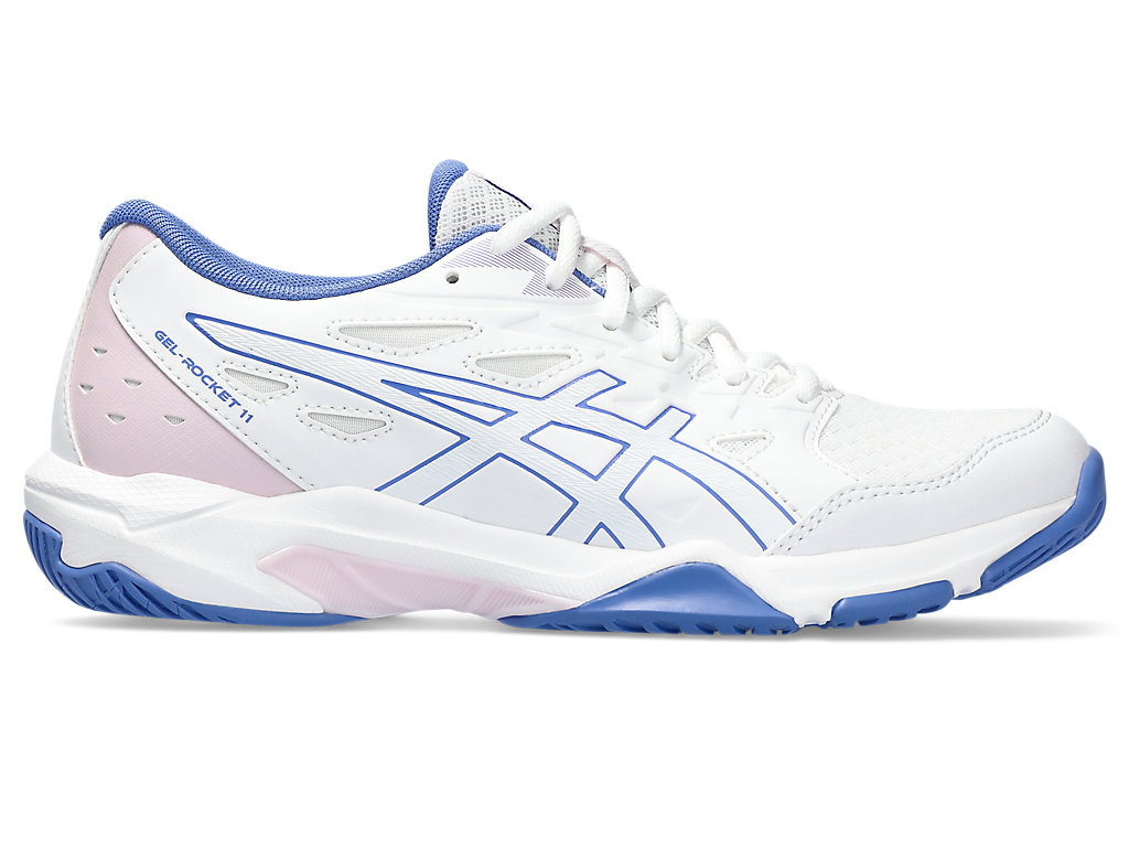 ASICS GEL-ROCKET 11, WHITE/SAPPHIRE, swatch